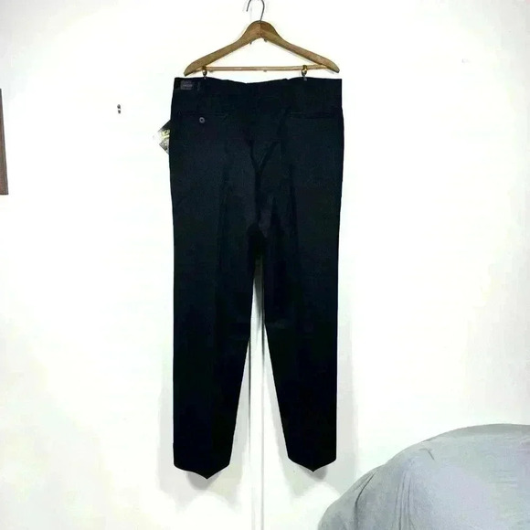 Haggar MAGIC STRETCH Dress Pant Men's Size 38x32 Navy Blue Career Casual NWT - Picture 5 of 9